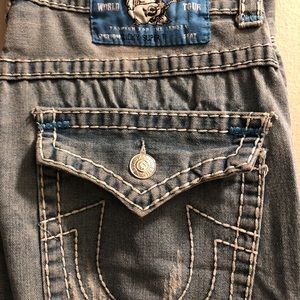 True Religion Ricky Super T Blue tag